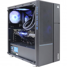 watergekoelde Firebreather Eruption I2680 Intel Core i5 12600KF 10-Core (16 threads) tot 5.3Ghz Nvidia RTX 3070 Ti kaart 500GB NVME SSD 32GB DDR5 RAM