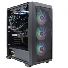 Firebreather Lava I3475 Intel Core i5 13400F 10-Core (16 threads) tot 4.60Ghz Radeon RX 6750 XT 12GB kaart 512GB SSD 16GB DDR4