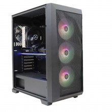 Firebreather Lava I34770 Intel Core i5 13400F 10-Core (16 threads) tot 4.60Ghz Intel ARC A770 16GB kaart 512GB SSD 16GB DDR4