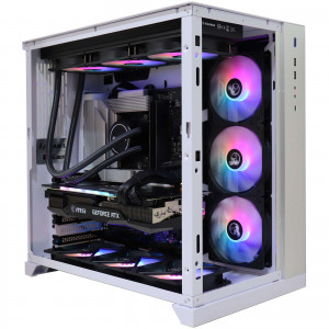 Firebreather WHITE DREAM I3788 Intel Core i7 13700KF 16-Core (24 threads) tot 5.40Ghz Nvidia RTX 3070 Ti kaart 500GB NVME SSD 16GB DDR5
