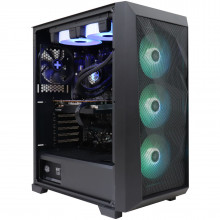 Firebreather Mountain A5666 AMD Ryzen 5 5600 6-Core (12 threads) 3.5Ghz (turbo: 4.4Ghz) Radeon RX 6600 8GB kaart 512GB SSD 16GB DDR4 