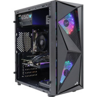 Firebreather Lava A5612 AMD Ryzen 5 5600X 6-Core (12 threads) 3.7Ghz (turbo: 4.6Ghz) snelle Nvidia Geforce RTX 3060 12GB GDDR6 grafische kaart 256GB SSD 16GB DDR4