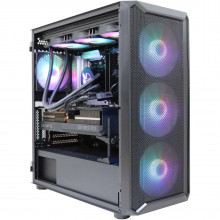 Firebreather Dominant A7849X3D AMD Ryzen 7 7800X3D 8-Core (16 threads) tot 5.2Ghz Nvidia RTX 4090 24GB kaart 500GB NVME SSD 16GB DDR5