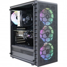 Firebreather Eruption I2678T Intel Core i5 12600KF 10-Core (16 threads) 3.7Ghz (turbo: 5.3Ghz) Nvidia RTX 3070 Ti 8GB GDDR6X kaart 500GB NVME SSD 16GB DDR4